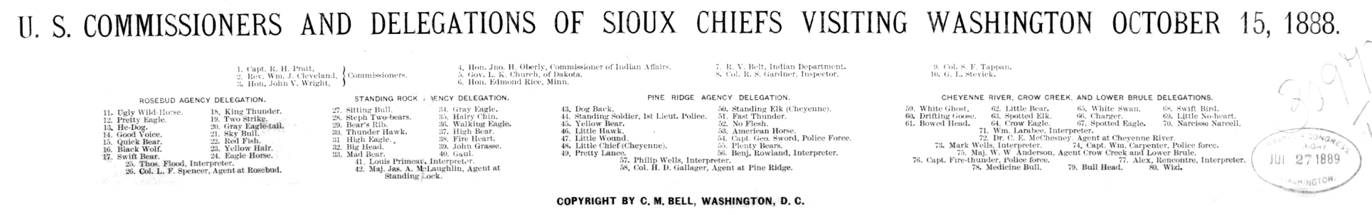 text of 1888 Sioux Commission photo