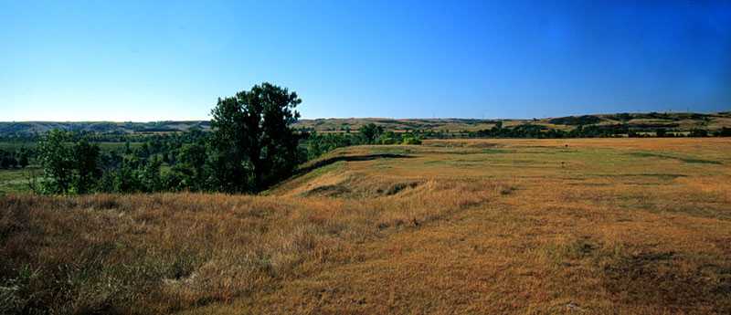 Fort Clark view today