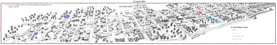 mini map of 1804 St Louis map
